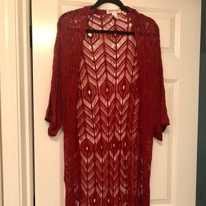 H&M crochet kimono